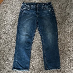 Silver Jeans Suki Capri W30/L23.5